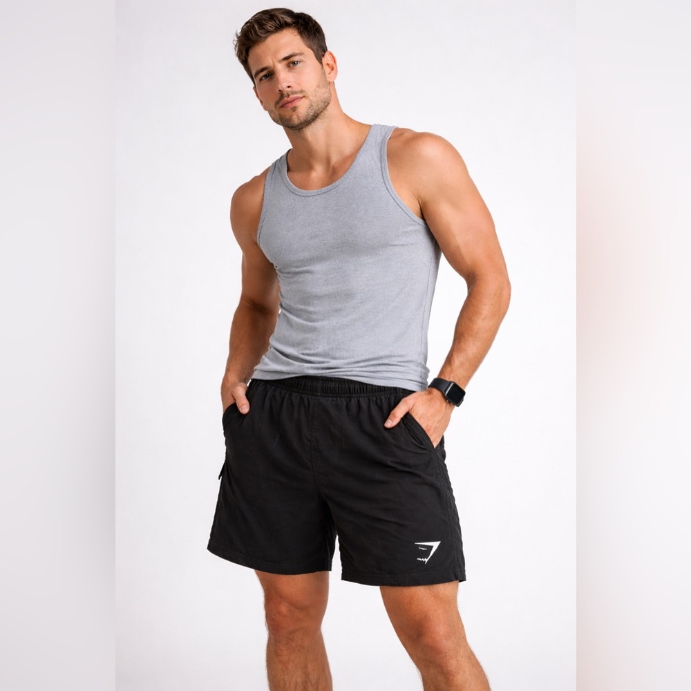 Gymshark Black Athletic Shorts XL